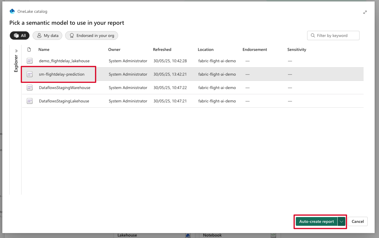 Create Auto Report